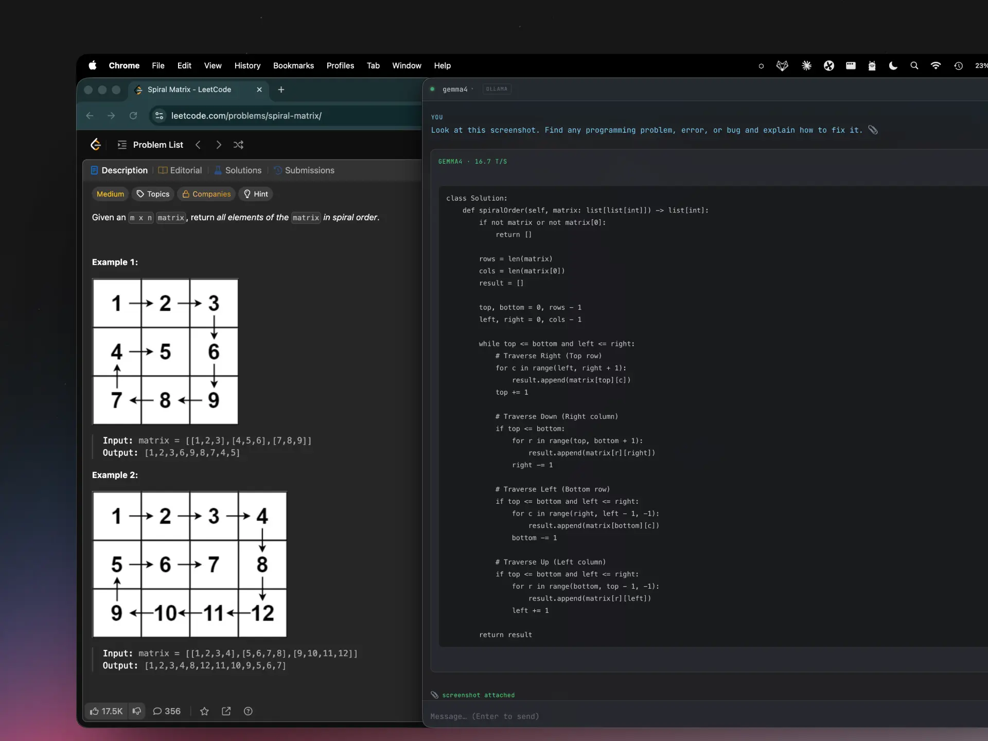 Captura de pantalla del proyecto Veil